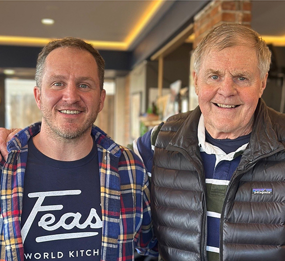 food on plates set out for youth